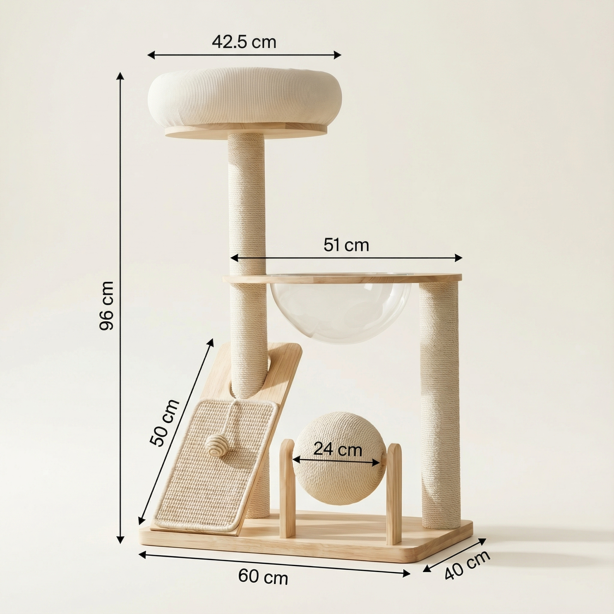 CATLODGE™ Modern Tower 96 cm