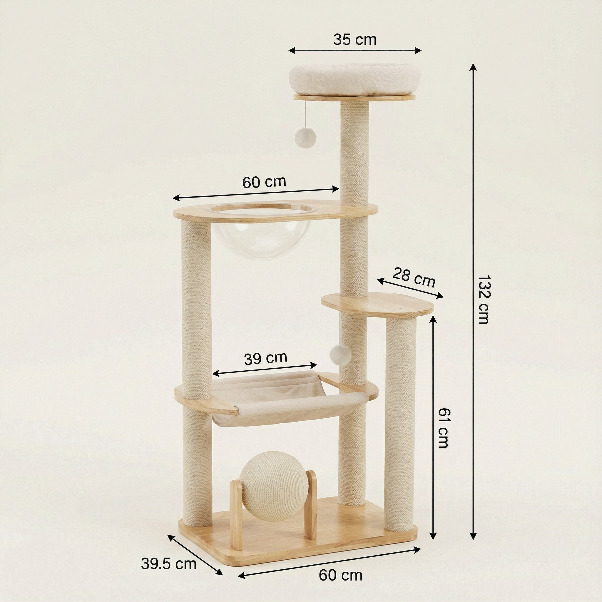CATLODGE™ Grand Tower 132 cm
